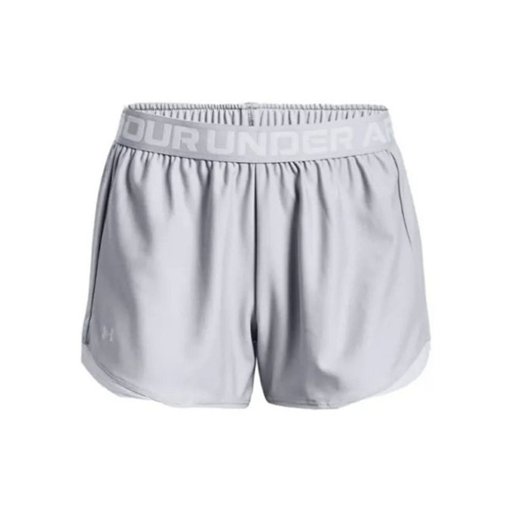 Under Armour Athletic Shorts Women's Play Up 2.0 Knit 3 Inch Training Gray XL - Picture 1 of 6
